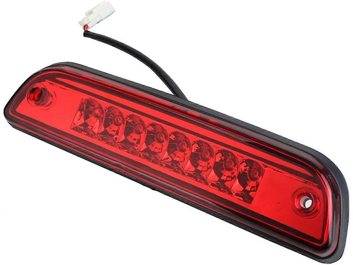 Luz de freno trasera para Toyota Tacoma 1995-2016, roja, negra y cromada.
