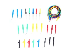 Kit De Cables De Prueba Con Conector Banana, Sonda Trasera Y Pinza De Cocodrilo Para Pruebas Eléctricas En Automoción Y Laboratorio.
