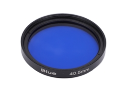 Filtros De Lente De Cámara 40.5mm Multirevestidos De Color Para Nikon Y Series Sony Azul