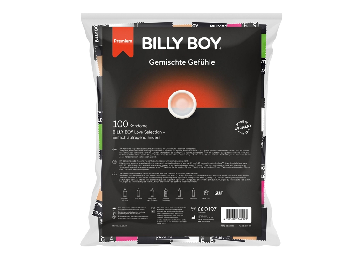 Billy Boy ? Mixed Feelings Condones ? 100 Unidades
