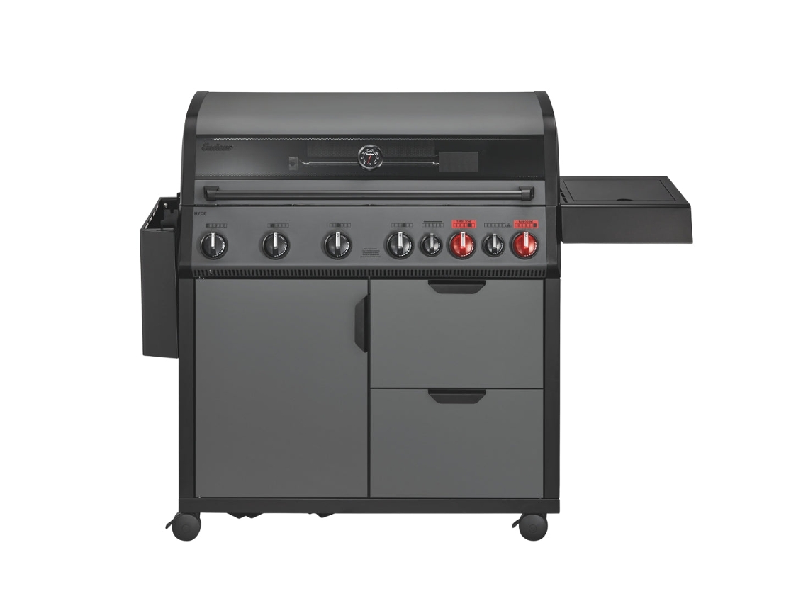 Barbacoa Hyde ENDERS 6 SIKR Turbo II (56x169,2x112cm - Negro - Aço)