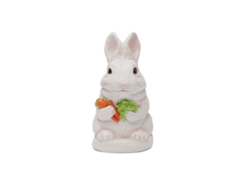 Adornos de resina de conejo blanco hechos a mano