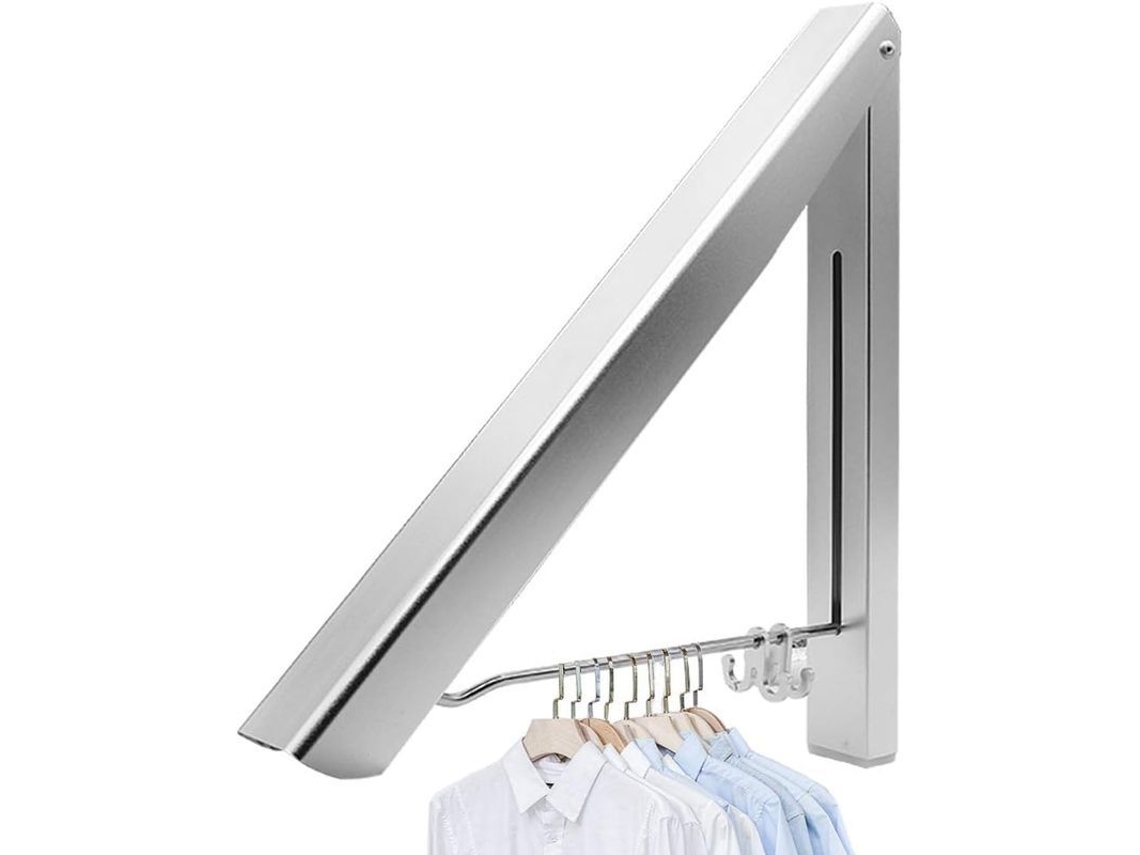 2026-linjou Perchero Plegable Y Extensible Para Ropa Interior, 60 Libras, Plata