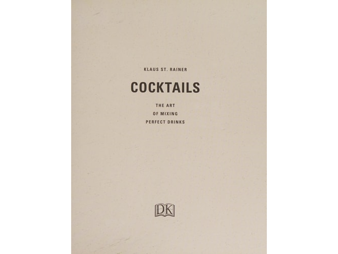 Libro Cocktails de Klaus Rainer (Inglés)