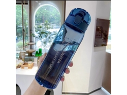 (azul) Botella De Agua Portátil De 780 Ml, Adecuada Para Deportes Al Aire Libre, Acampar Y Llevar Té.