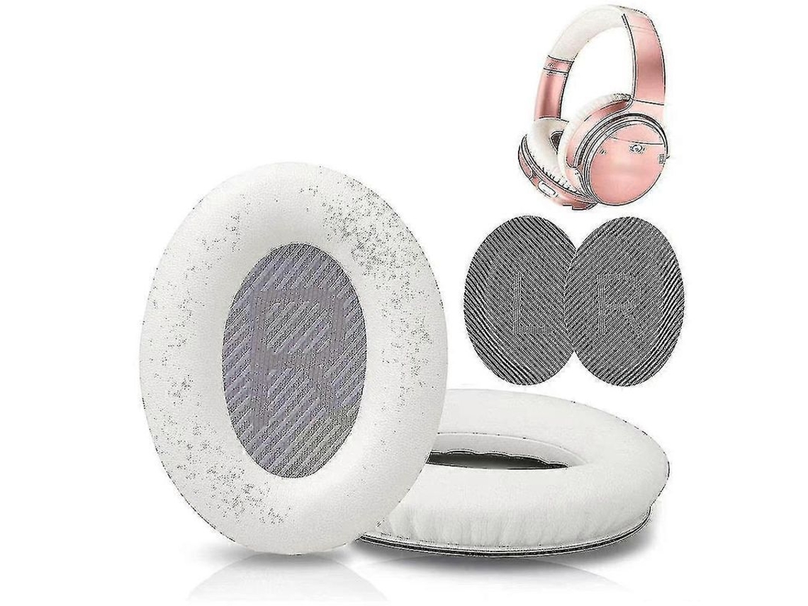 Almohadillas Para Auriculares Bose Qc35/25/15, De Suave Piel Sintética.