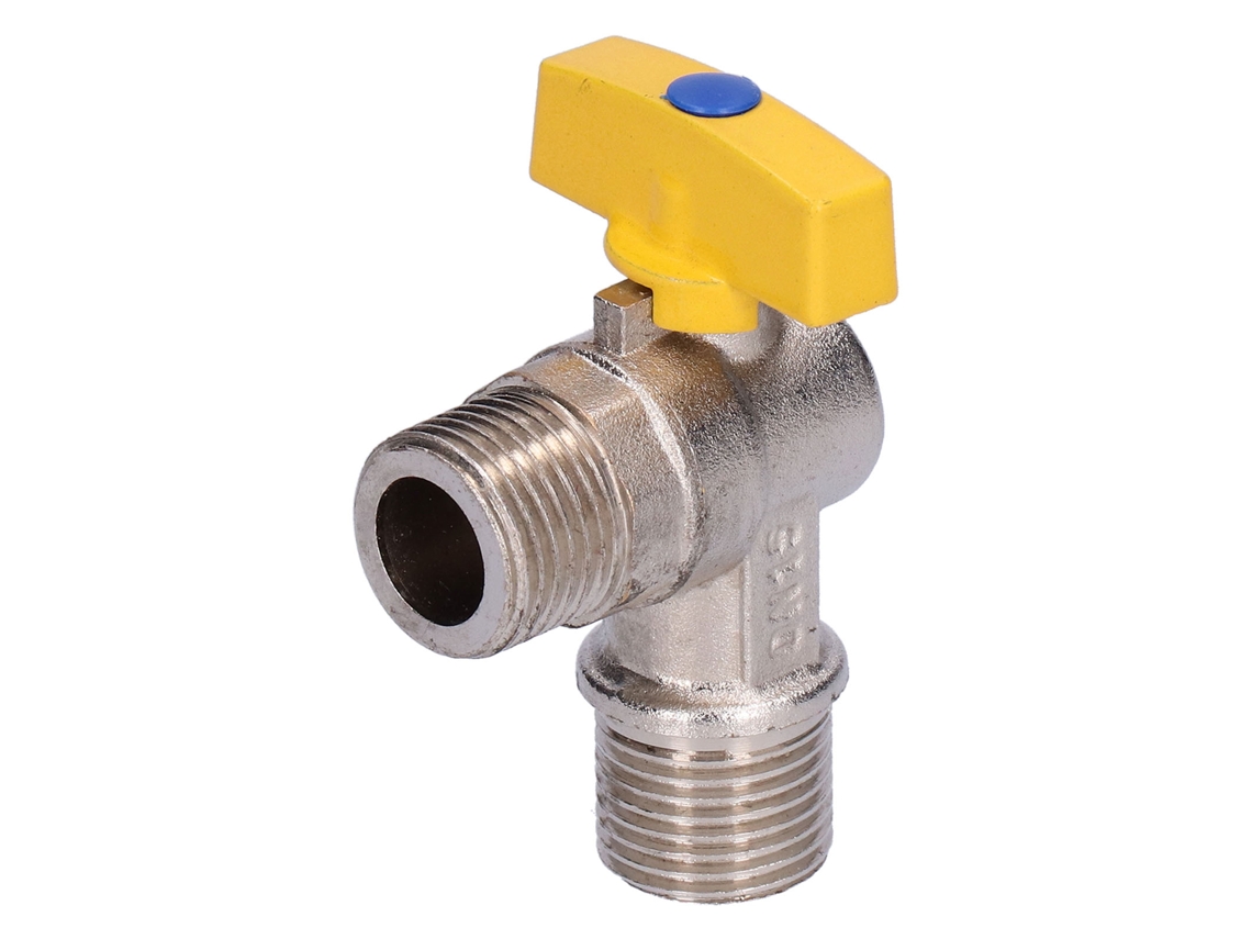 Válvula Angular De Gas Natural G1/2 Con Rosca Macho, Recubierta, De Parada Rápida, Accesorio Para Estufa