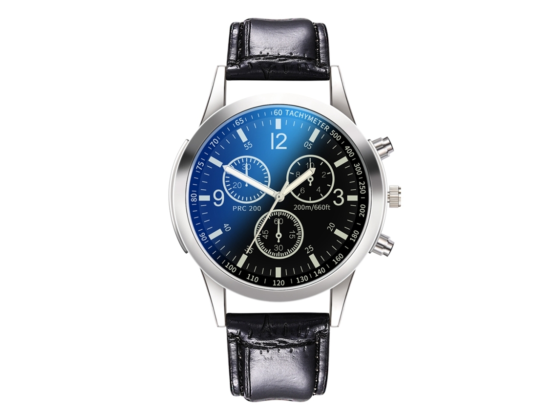 Reloj De Pulsera De Cuarzo Para Hombre Con Correa De Poliuretano, Estilo Moderno, Sencillo Y Elegante.