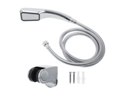 Ducha De Mano G1/2in, Acero Inoxidable Galvanizado, Accesorios De Baño Portátiles De 150 Cm.