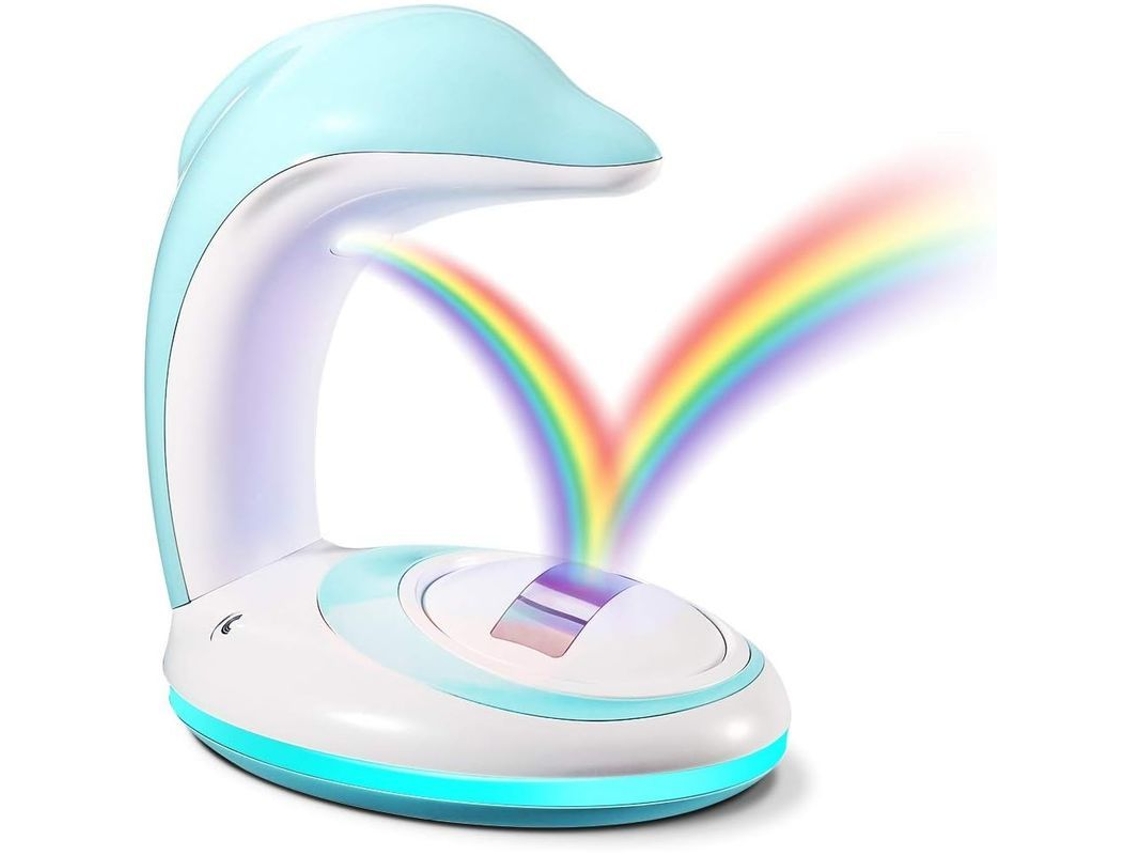 Proyector De Arcoíris, Luz Nocturna Ideal Para Niños, Luz Led Recargable Para Un Mejor Sueño Infantil.