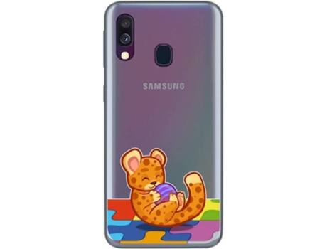 Carcasa Samsung Galaxy A40 TUMUNDOSMARTPHONE Leopardo Multicolor