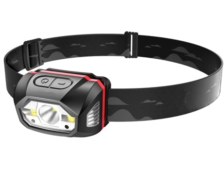 Linterna frontal recargable, linterna frontal LED superbrillante, 440 lúmenes, 70 horas de funcionamiento máximo, batería de 1800 mAh IPX6 resisten...