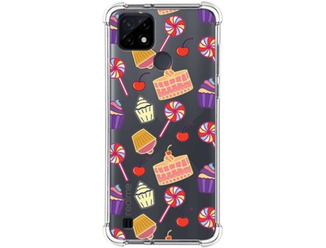 Carcasa Realme C21 TUMUNDOSMARTPHONE Dulces 01 Multicolor