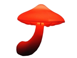 Luz nocturna, luz nocturna Rosewell Mushroom