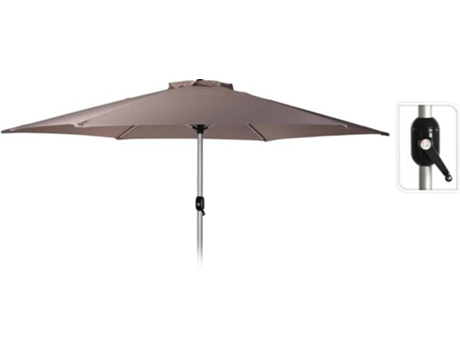 ProGarden Sombrilla Mardi gris taupe 270 cm