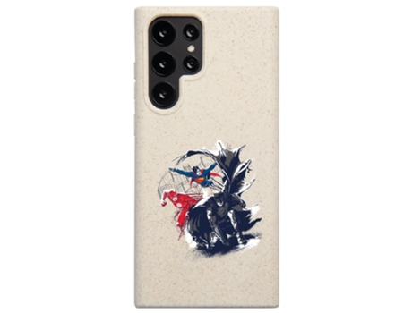 Funda Oficial Dc Comics Liga La Justicia Personajes Tierra Warner Bros Ultra Compostable para Samsung Galaxy S22 Ultra PHONECASES3D