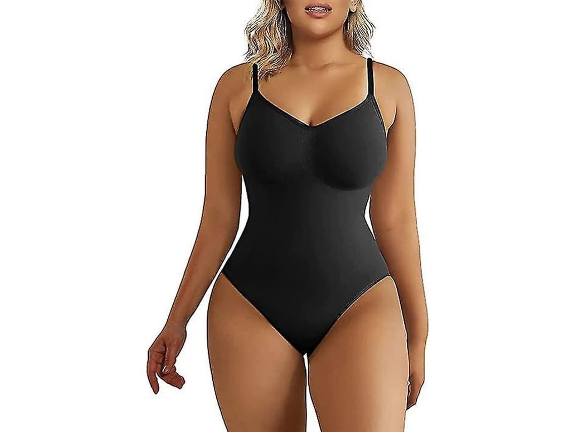 2026-srbtv-ultra Traje Moldeador Para Mujer Control Abdominal Sin Costuras Tirantes Ajustables Thong Botao