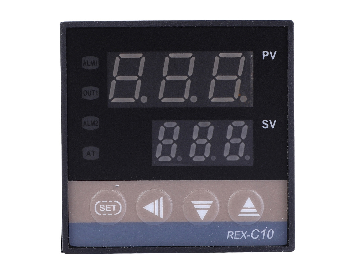 Controlador De Temperatura Rex C10fk02-v*an Con Salida Ssr Pid 0-400℃ Ca220v
