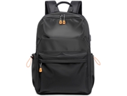 Mochila Ligera Negra Para Portátil, Bolsa De Viaje Gran Capacidad, Hombre | Eva