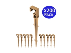 Piqueta Sujeta Tubo Goteo 16Mm Marron Pack 200 SUINGA