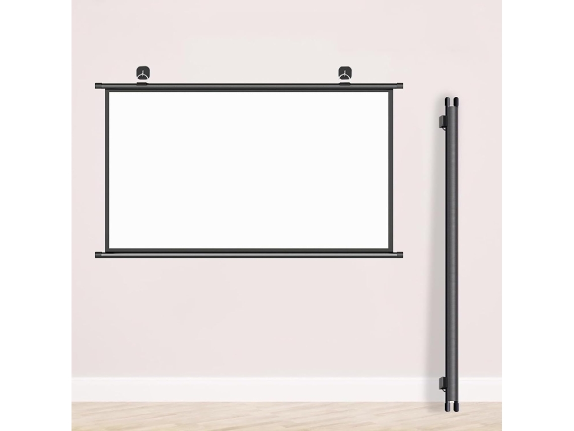 Pantalla De Proyección Manual De 30", 40", 50", 60", 72", Cortina Para Proyector, 4:3, 16:9, Enrollable