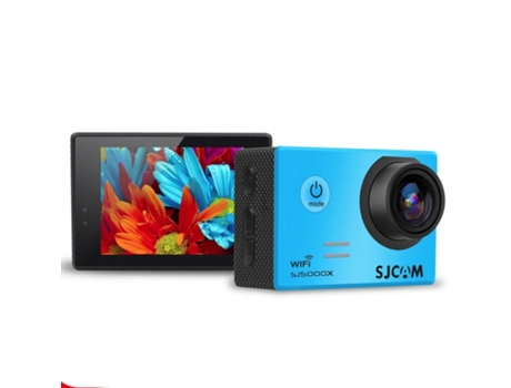 Action Cam SLOWMOOSE Impermeable Wi-Fi 4K 24Fps/2K 30 Fps Blanco