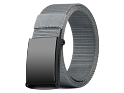 Cinturón Masculino Nailon Hebilla Trinquete 125cm, Ajuste Rápido Seguro, Perfecto Día A Día, Regalo Funcional Hombre