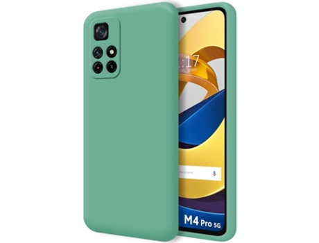 Carcasa Xiaomi POCO M4 Pro 5G TUMUNDOSMARTPHONE Silicona Líquida Verde