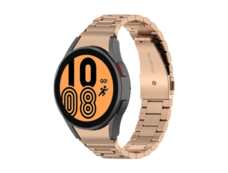 Correa de reloj inteligente para Samsung Galaxy Watch 5 Correa de reloj de acero Tri-Strain de 40 mm (oro rosa)