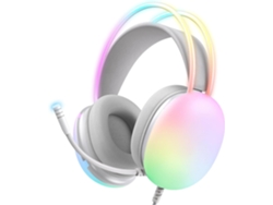 Auriculares Supraaurales Para Juegos Con Micrófono Y Diadema Con Luz Led. Luces De Graves Y Sonido Envolvente.
