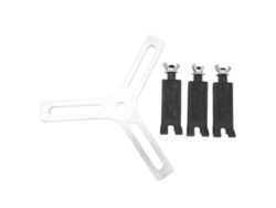 Llave para tuercas de tanque de combustible de 3 mordazas ajustable de 23 a 190 mm para vehículos