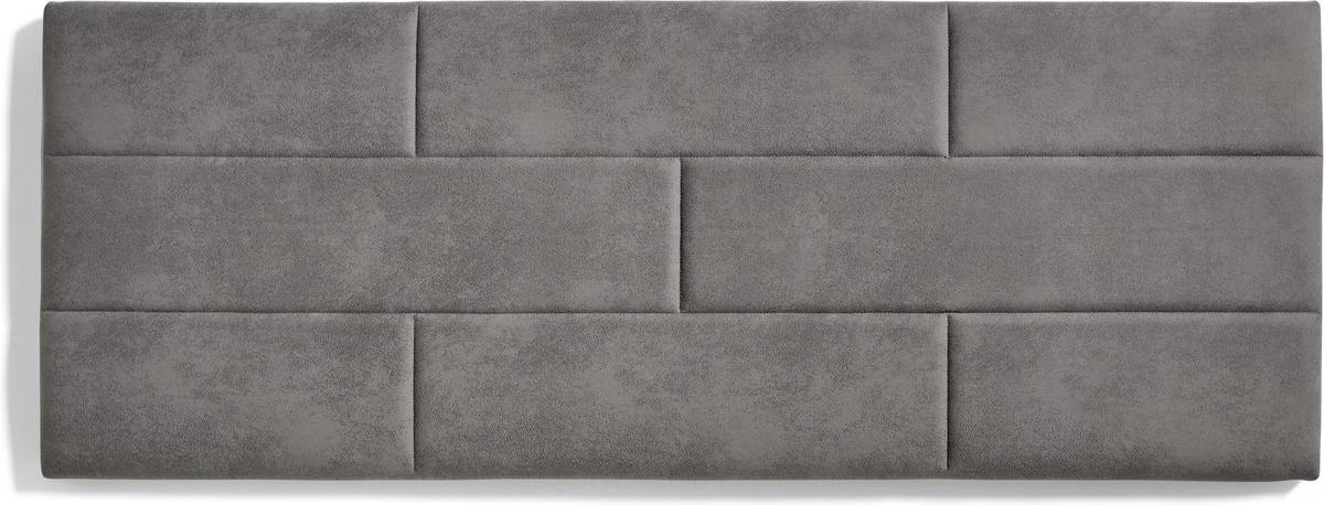 Cabecero Para Cama de 160 cm matris rectangular compatible con colchón162x57x5 eccox muro ladrillos tela antimanchas aquaclean cabezal tapizado acolchado espuma