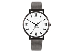 Reloj De Cuarzo Para Mujer Con Brazalete De Malla, Números Romanos, Estilo Moderno Y Lujoso, En Plata Y Oro.