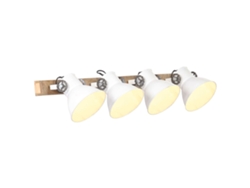 Lámpara de pared VIDAXL Blanco Hierro (90x25 cm)