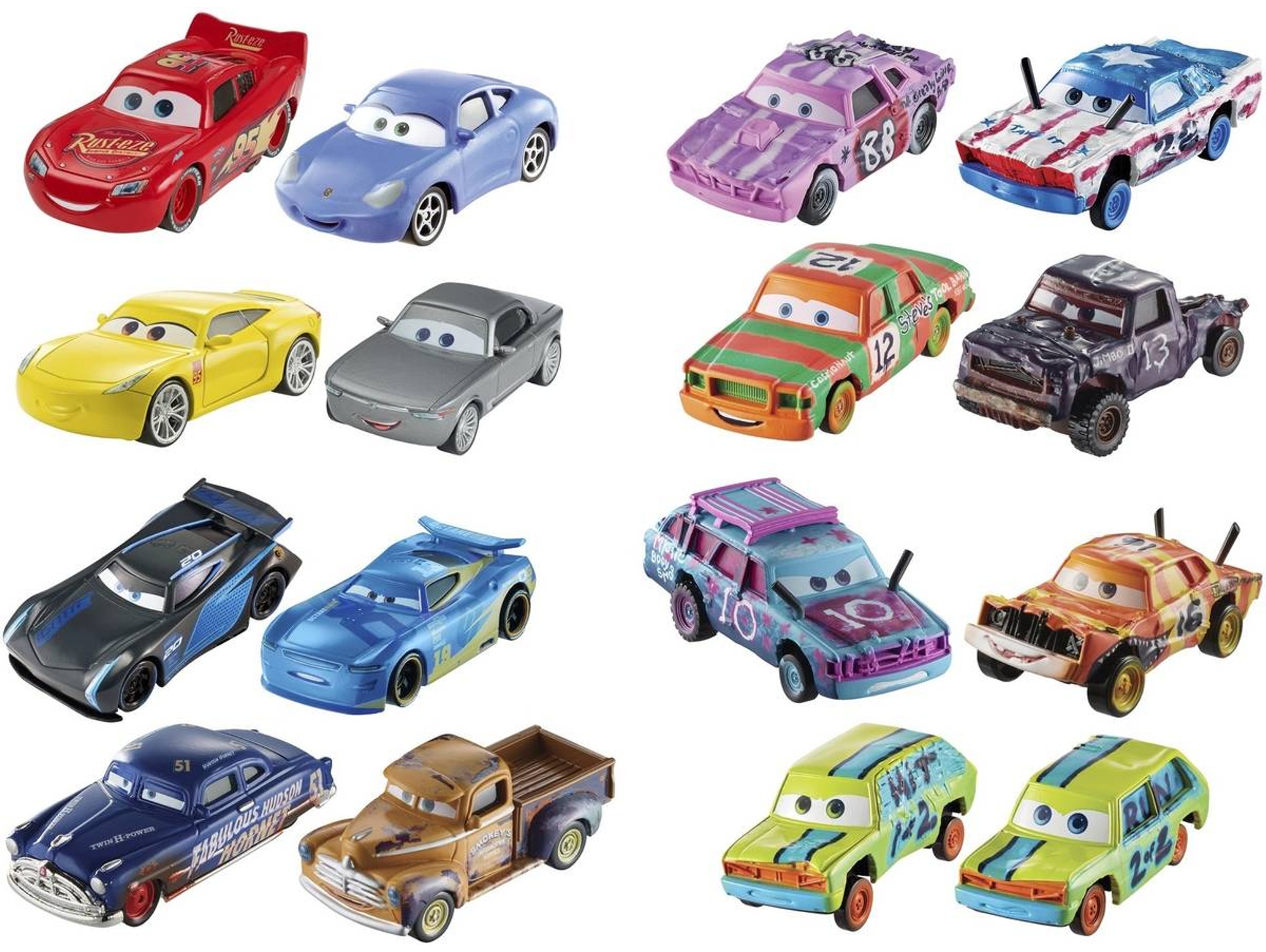 Conjunto de 2 Figuras CARS Minny & Van
