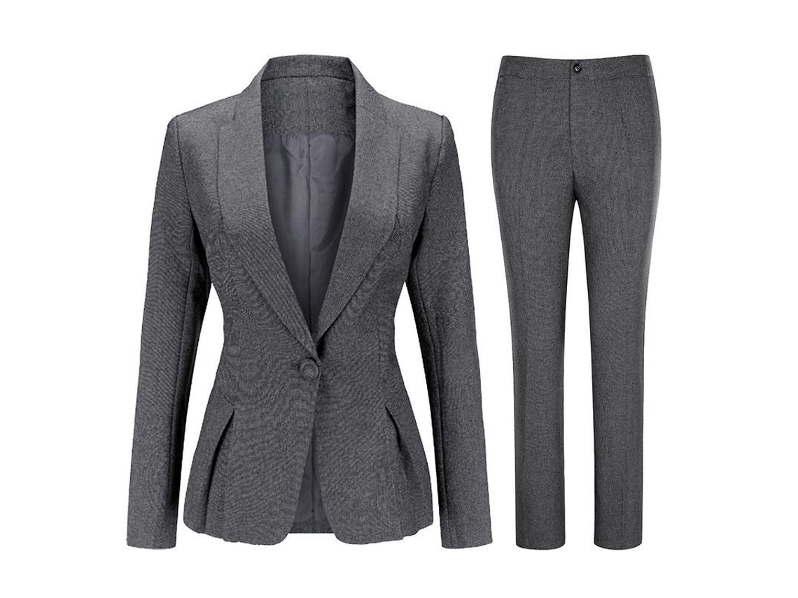2026-traje De Oficina Para Mujer Mystdiy: Chaqueta Y Pantalones Con Cuello Elegante Y Tela Suave