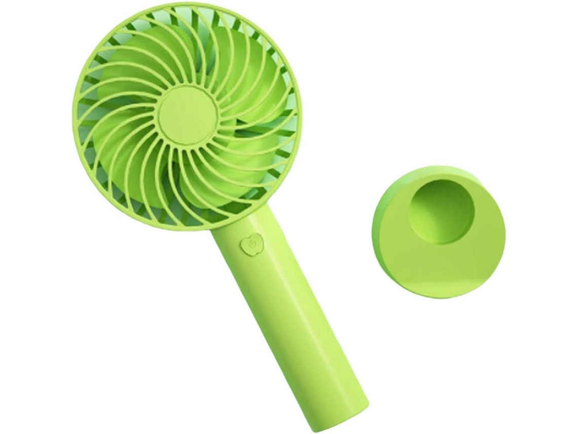 Ventilador Plástico Portátil Silencioso Ajustable Recargable