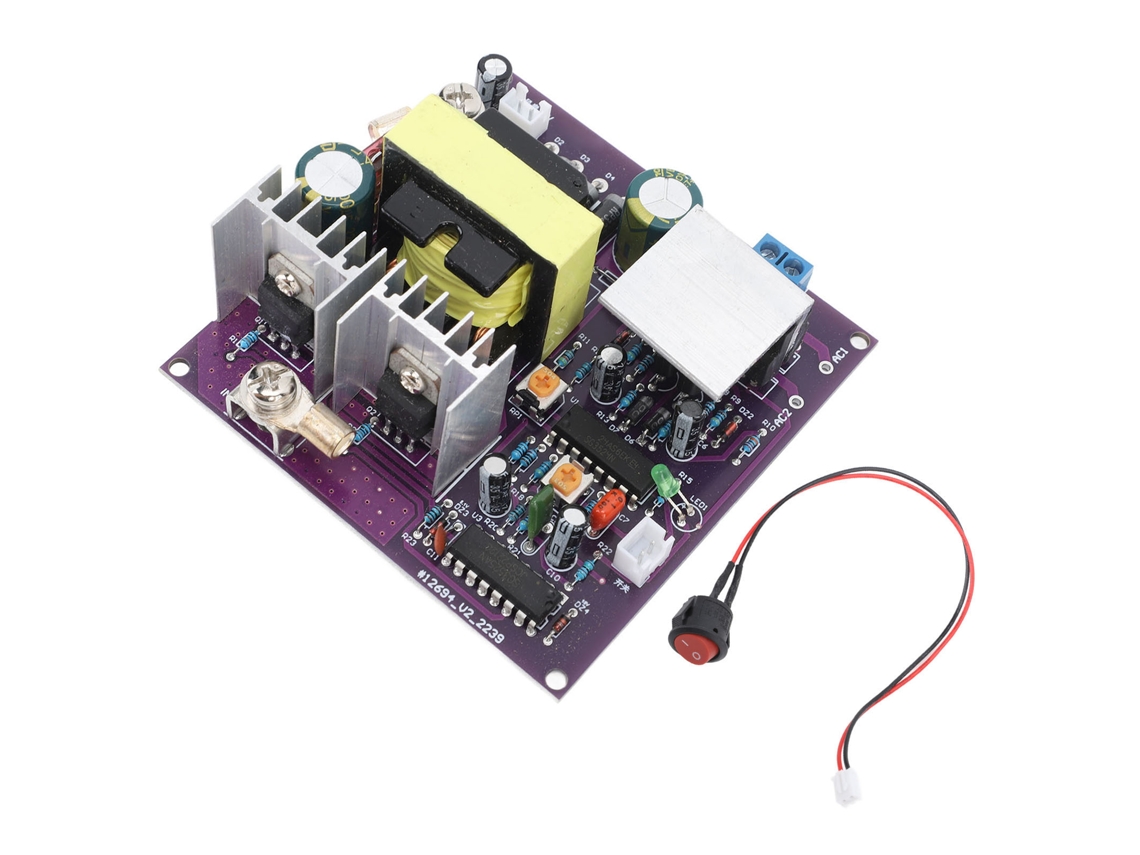 Módulo Inversor De Placa Elevadora De Onda Sinusoidal Corregida De 300 W, 12 V Cc A 180-220 V Ca, 50 Hz.