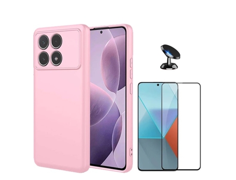 Protector de Pantalla Full Cover Carro para Xiaomi Xiaomi Poco F6 Pro PHONECARE Rosa