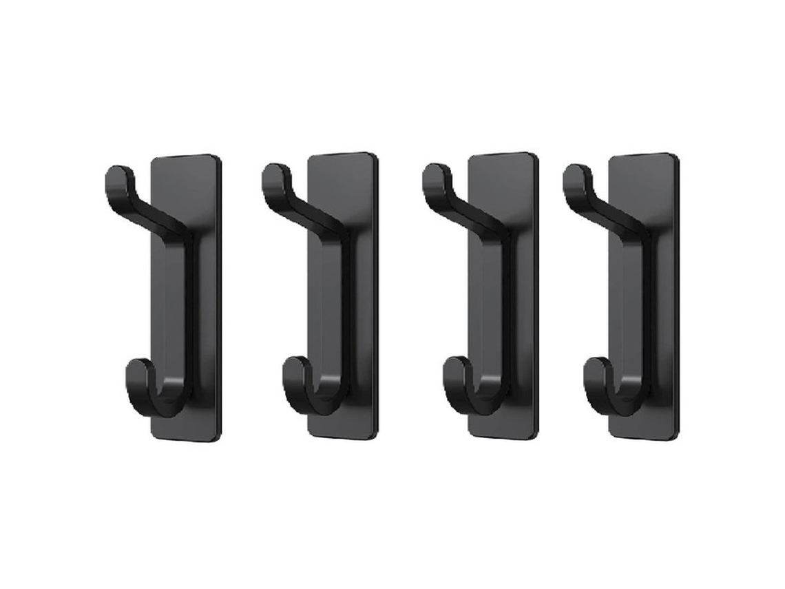 Ganchos de pared de acero inoxidable para ropa sin forro, percheros autoadhesivos para sombreros, resistentes y duraderos para armarios.