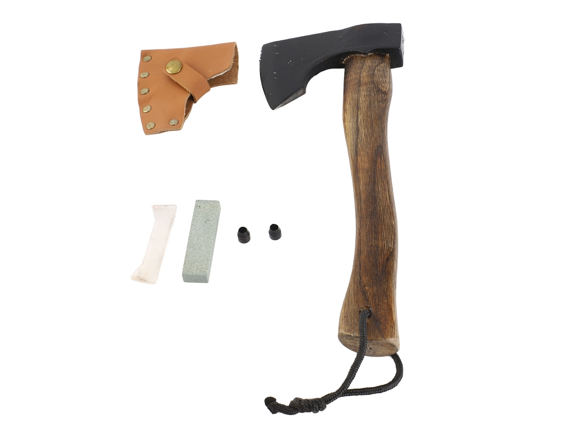 Hacha Pequeña De Mango De Madera Ligera Y Portátil Para Cortar Y Dividir Madera, Ideal Para Camping Y Jardinería