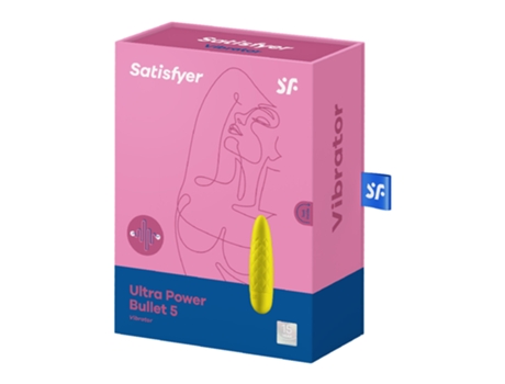 Vibrador SATISFYER Bullet Ultra Power 5 Yellow