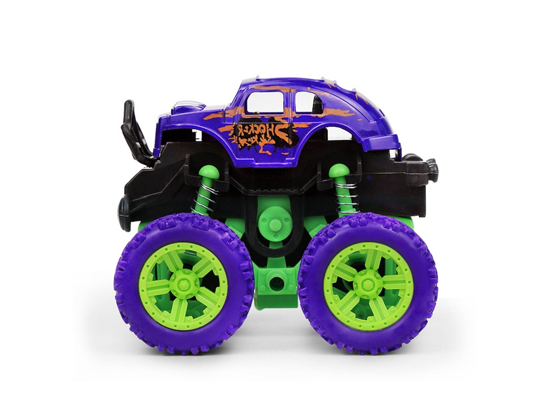 4 Coches De Juguete Inerciales Con Tracción A Las Cuatro Ruedas, Amortiguación, Giro De 360°, Regalo