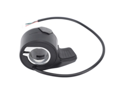 Acelerador De Pulgar Con Franjas En Relieve Para Patinete Eléctrico Niu Kqi2 Kqi3, Color Negro, Flexible.