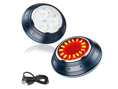 Luces Para Bicicleta Faros Delanteros Y Traseros Y Luces Traseras, Luces Led Para Bicicleta Para Conducción Nocturna Juego De Luces Para Bicicleta ...
