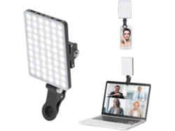Luz De Preenchimento Para Videoconferência 60 Led Luz Para Fotografia Ajustável Com 3 Modos De Luz Para Celular E Laptop 