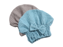 Toalla Kofihety Gorro Secado Lazo Super Azul (25x20x5cm)
