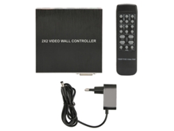 Llave De Interfaz Multimedia Hd 2x2 Con Extractor Edid, Compatible Con 4k, Hdcp 2.2, Control Remoto.