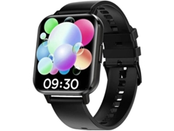 Reloj inteligente con función de pago por llamada, resistente al agua IP68, podómetro, monitor de actividad, recordatorio de mensajes, frecuencia cardíaca, sueño, Bestvite (negro)