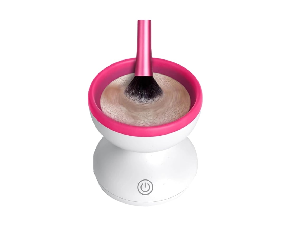 Limpiador de brochas de maquillaje eléctrico portátil USB Limpiador automático para todos los tamaños de brochas Base Contorno Sombra de ojos Gusshious Worm